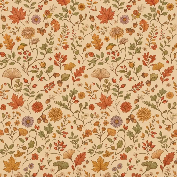 Autumn leaves — maple, oak, ginkgo
