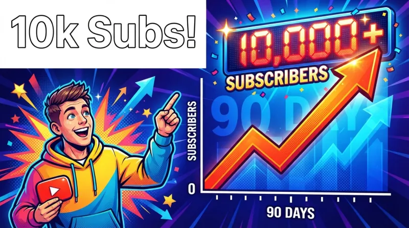 How I gained 10,000 YouTube subscribers in 90 days