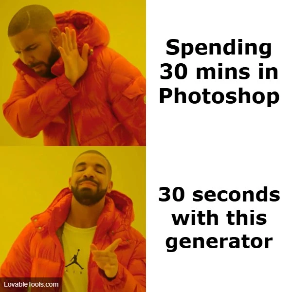 Going viral by sharing your Drake hotline bling meme