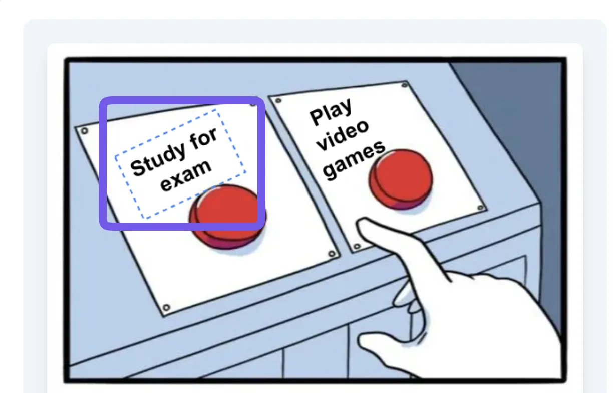 Dragging text on canvas