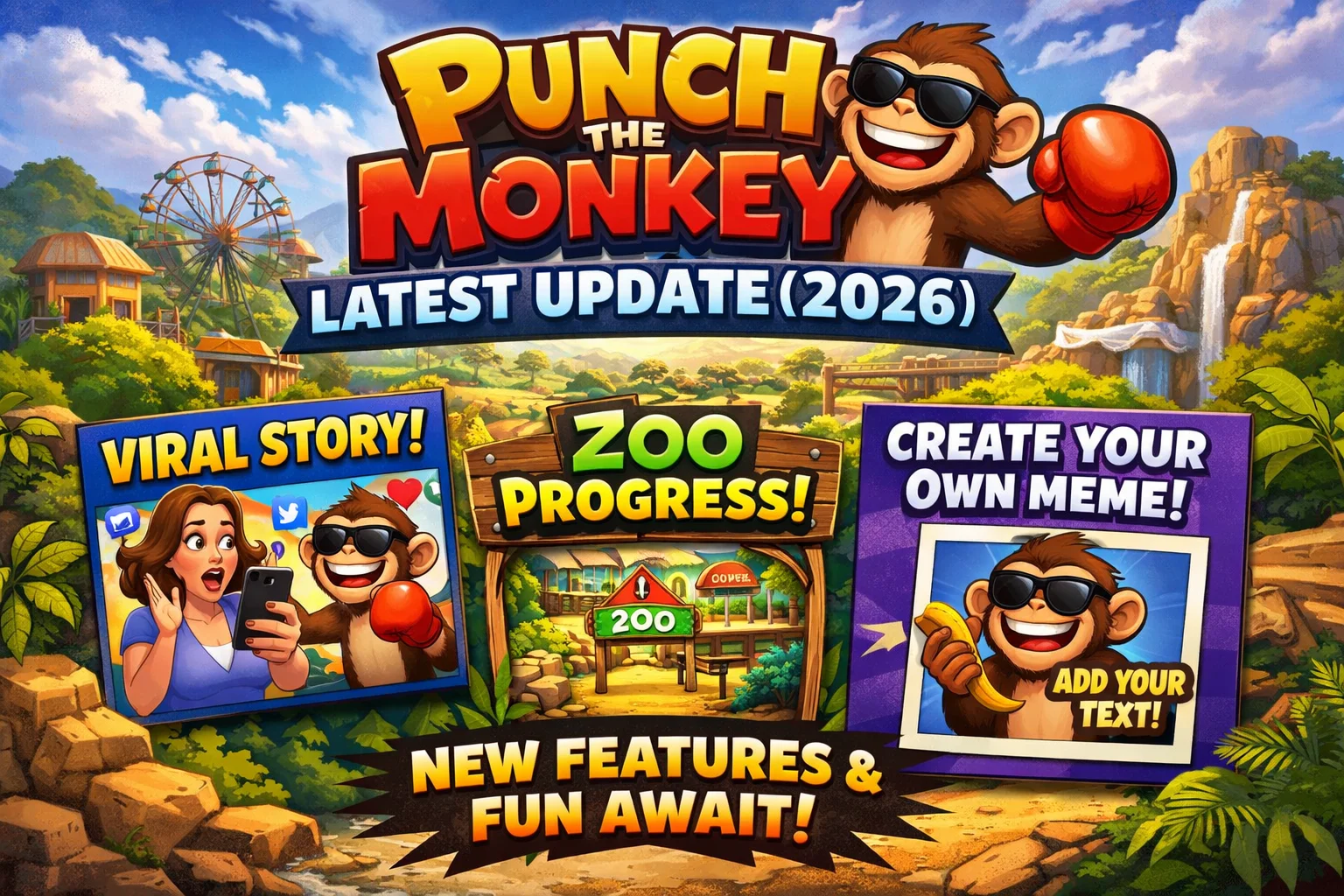 Punch the Monkey Latest Update (2026) – Viral Story, Zoo Progress & Create Your Own Meme