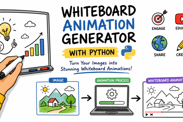Whiteboard Animation Generator with Python: A Complete Step-by-Step Guide